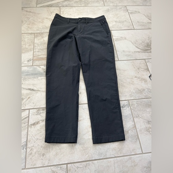 Lululemon ABC Classic Fit Trouser Stretch Cotton VersaTwillBlackSize 33